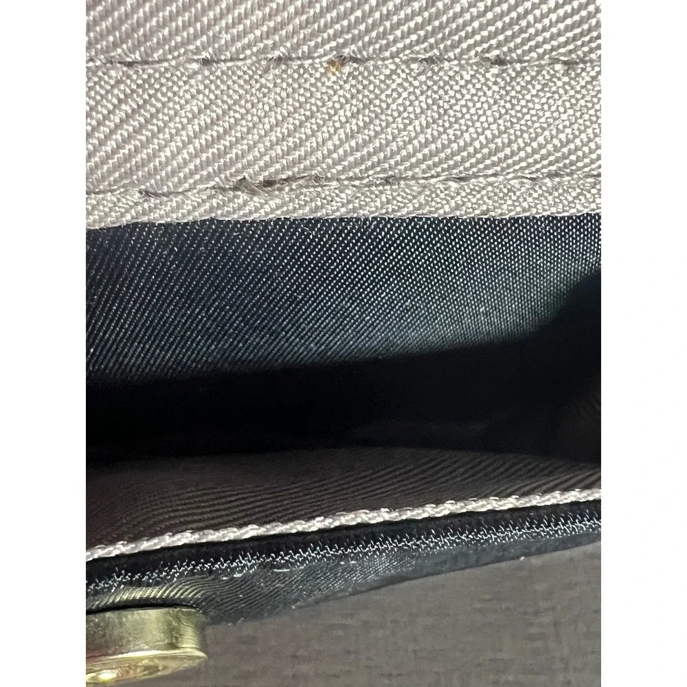 Tutilo New York Boost Black Nylon Backpack Gold Hardware Travel Commuter Bag